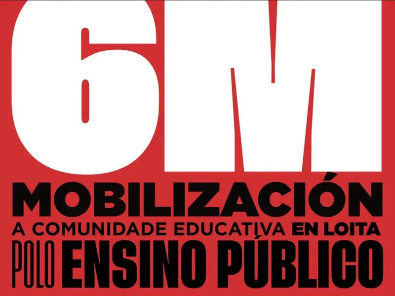 Movilizaciones por el futuro del ensino público en Galicia el 6 de mayo