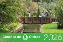 El calendario municipal de 2026 fomenta caminar y muestra la red peatonal de Oleiros