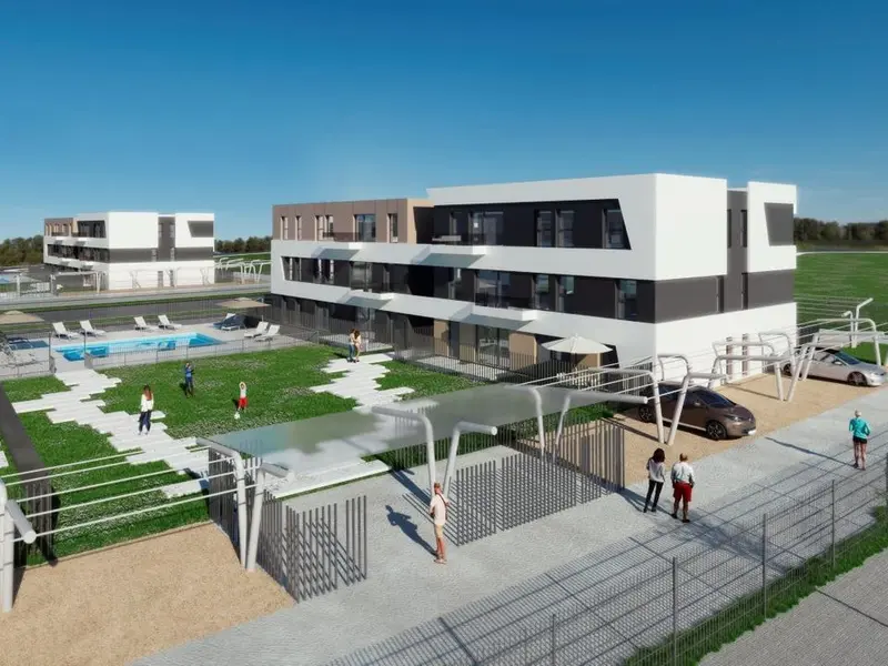 Oleiros inicia la construcción de 94 viviendas protegidas en Xaz