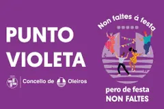 Oleiros instalará Puntos Violeta durante las Festas do Mar de Mera y la fiesta de Santa Ana en Mera