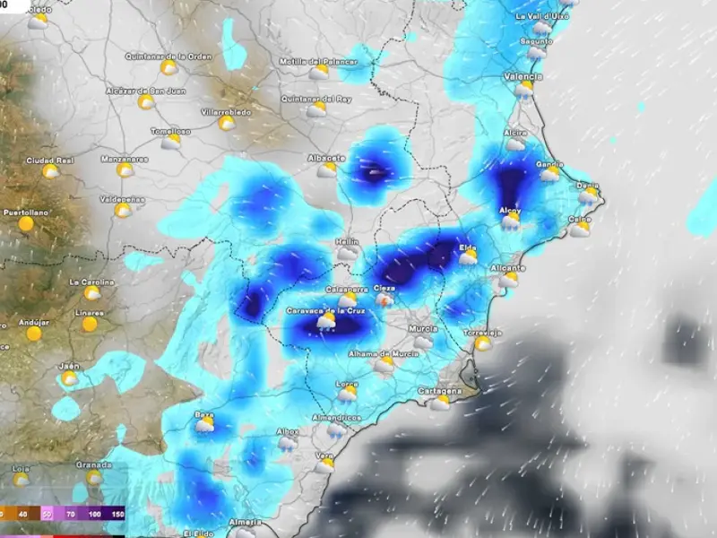 Aemet advierte sobre tormentas y lluvias en varias comunidades españolas este fin de semana