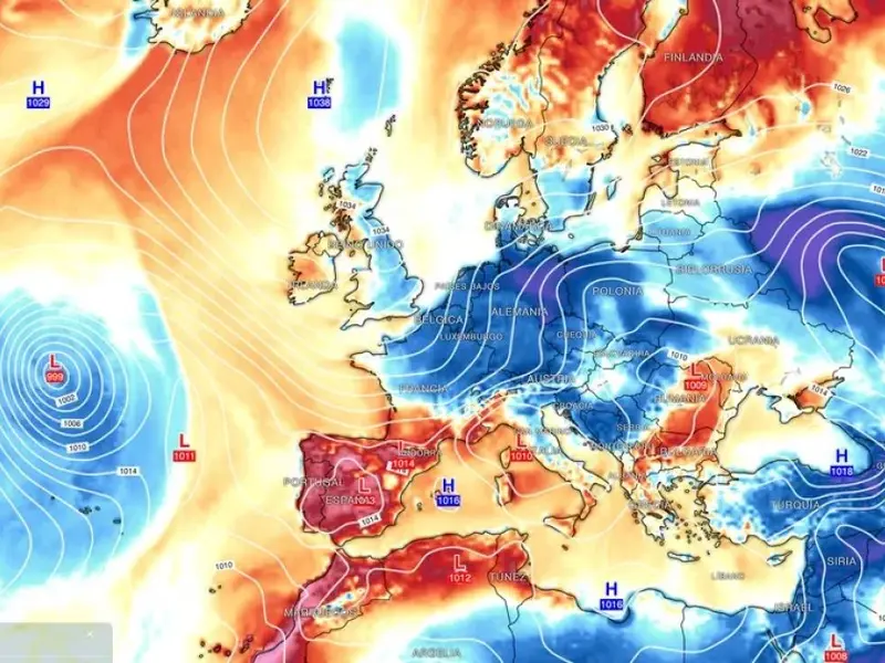 Un bloqueo escandinavo traerá cambios climáticos y tormentas a España