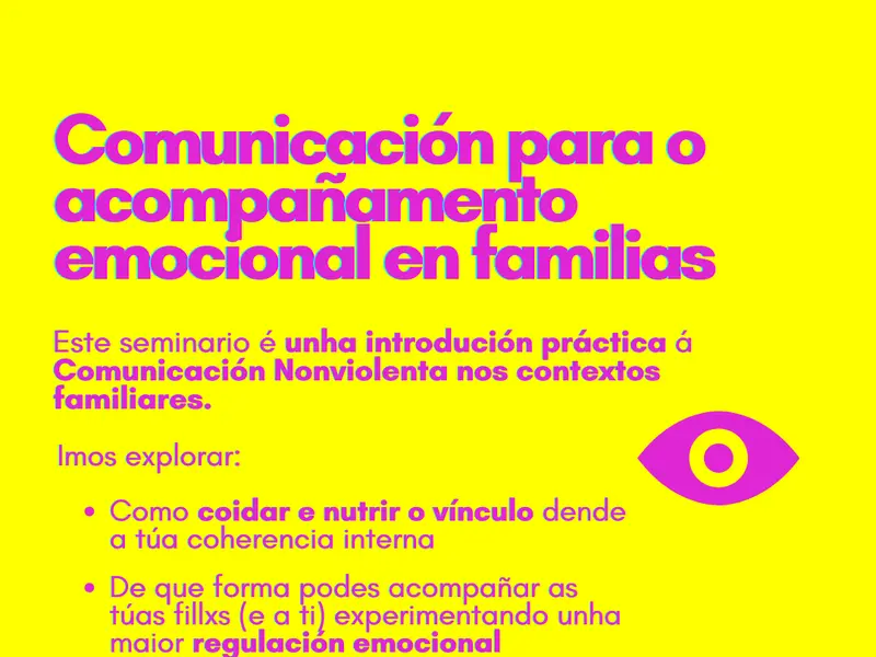 Obradoiro sobre Comunicación No Violenta en Oleiros