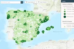 La CNMC publica mapas de capacidad disponible en redes eléctricas de España