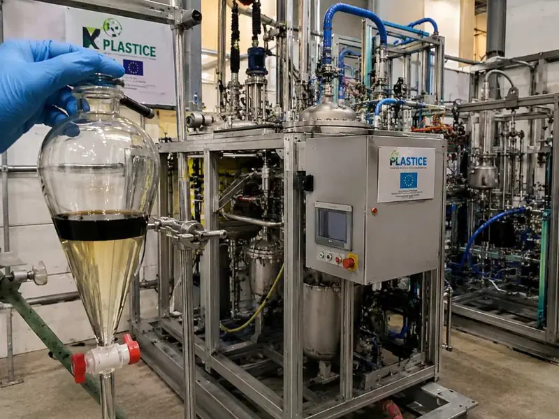 Innovadora planta en Asturias reciclará plásticos en aceite reutilizable en 30 minutos