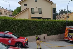 Incendio en Montrove provoca alarma en una urbanización