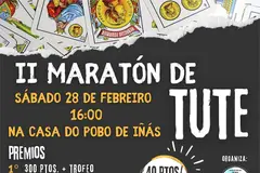 Segunda edición del Maratón de Tute en Iñás el 28 de febrero