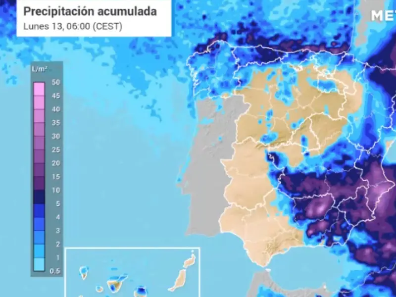 La Aemet advierte sobre un temporal de frío y viento en varias regiones de España