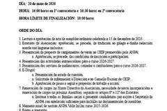 Convocatoria de asamblea extraordinaria de la ANPA Valle Inclán para el 20 de mayo