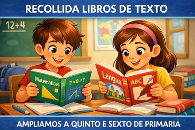 El ANPA Ensino Rabadeira organiza una recogida de libros de texto en Oleiros