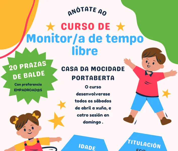 Curso de Monitor de Tiempo Libre para jóvenes de Oleiros